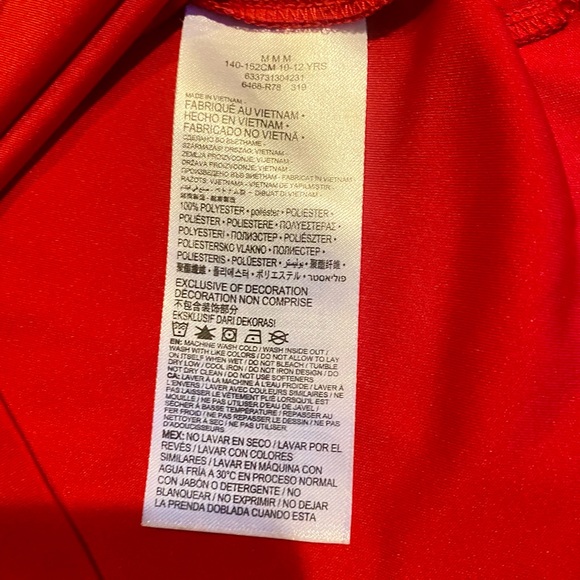 Jordan Red Short Sleeve Tee with Graphic Number 23 - Picture 5 of 5